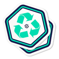 Biodegradable paper stickers product icon