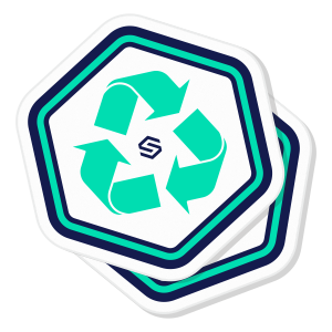 Eco-friendly stickers product icon
