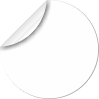 White vinyl material icon
