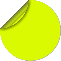 Fluorescent yellow material icon