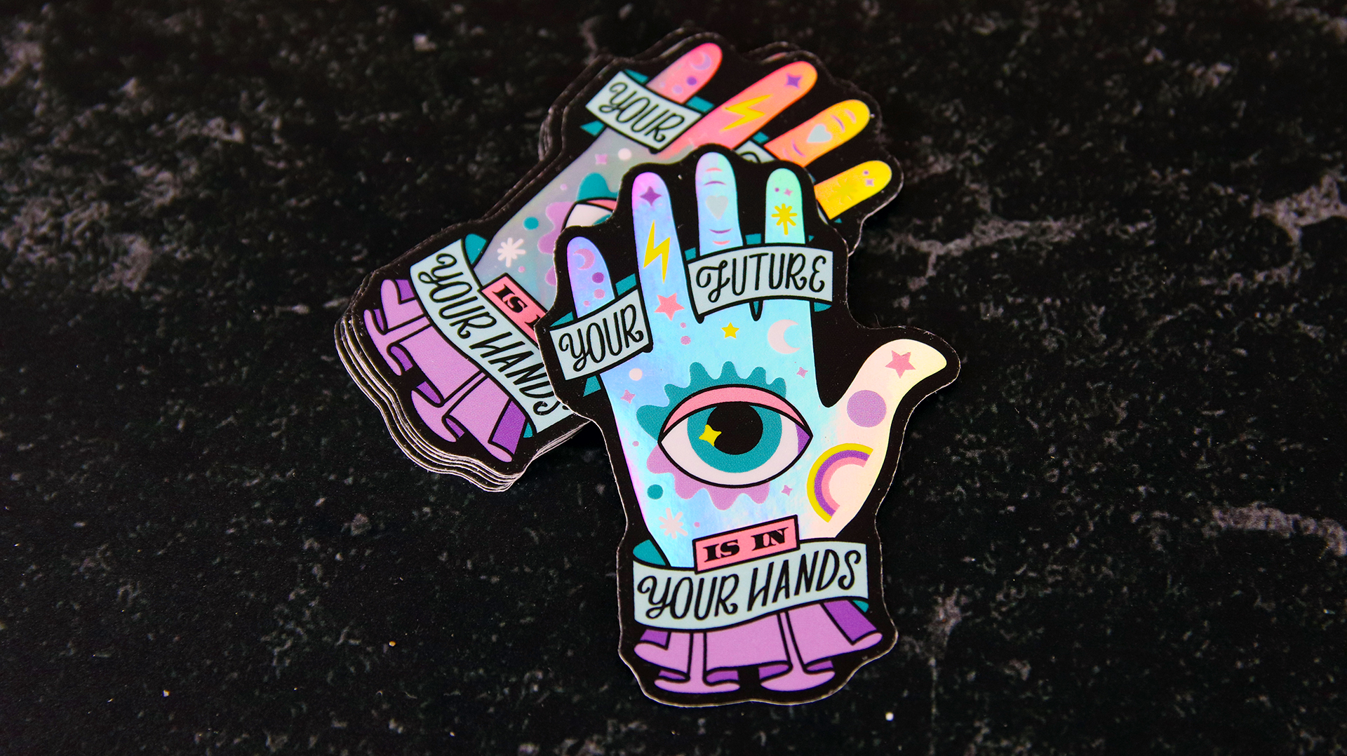 Holographic Stickers - Free US Delivery 