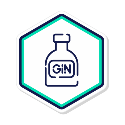 Gin labels product image