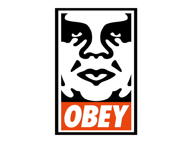OBEY sticker design