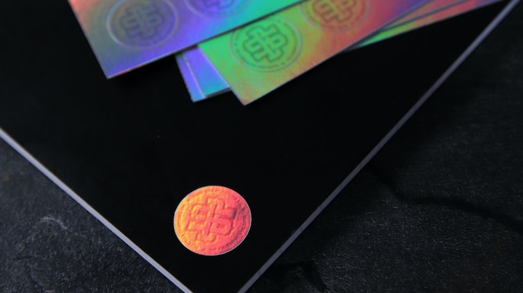 Holographic security sticker