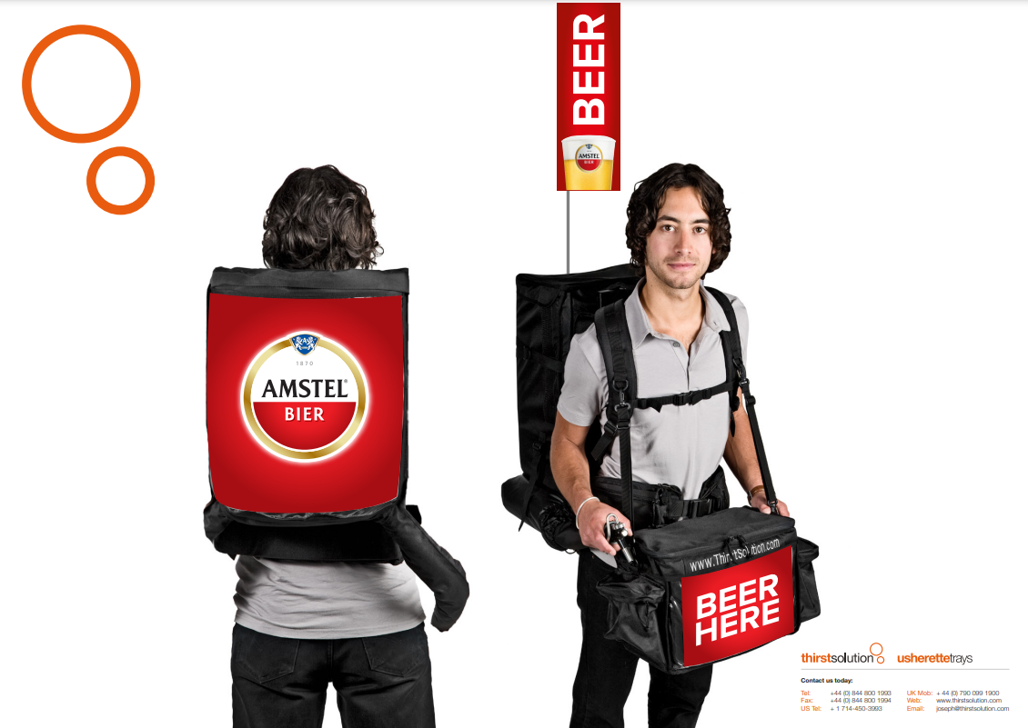 A custom thirst pack for beer